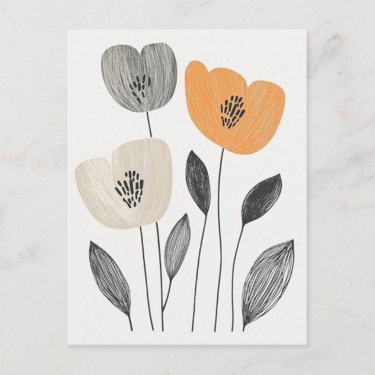 Scandi Bloom No.295 Briefkaart (Voorkant)