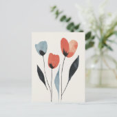Scandi Bloom No.296 Briefkaart (Staand voorkant)