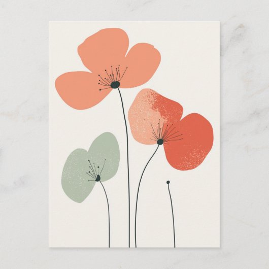 Scandi Bloom No.298 Briefkaart (Voorkant)