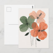 Scandi Bloom No.301 Briefkaart (Voorkant / Achterkant)