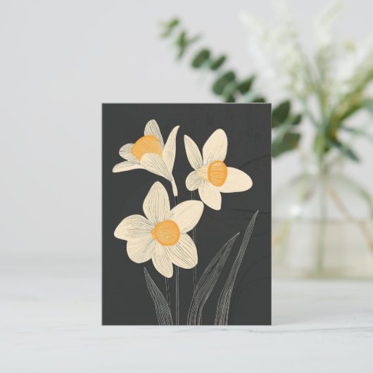 Scandi Bloom No.307 Briefkaart (Staand voorkant)