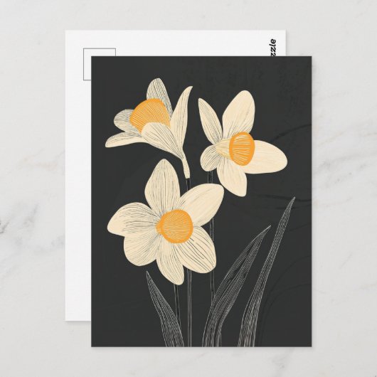 Scandi Bloom No.307 Briefkaart (Voorkant / Achterkant)