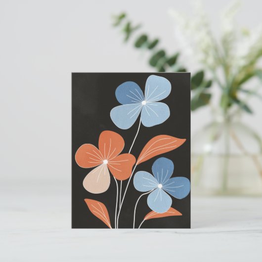 Scandi Bloom No.309 Briefkaart (Staand voorkant)