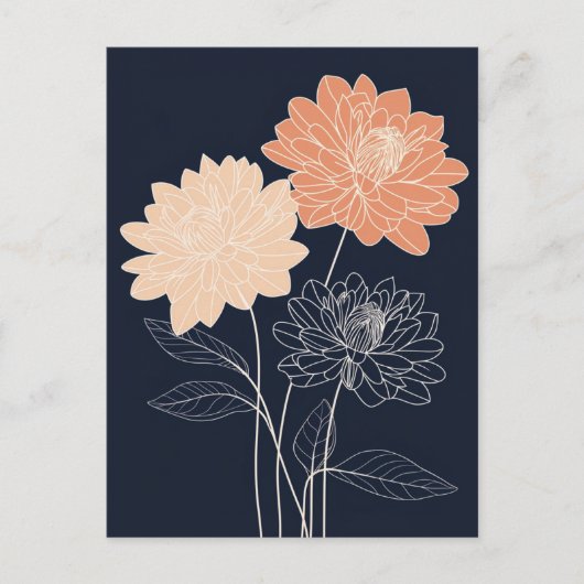 Scandi Bloom No.310 Briefkaart (Voorkant)