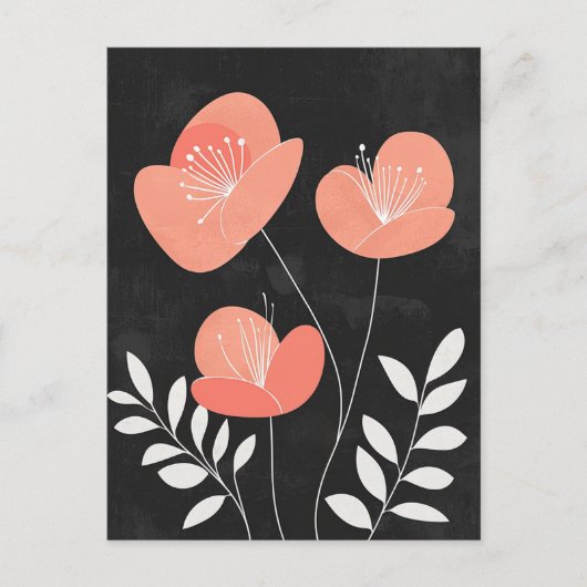 Scandi Bloom No.319 Briefkaart (Voorkant)