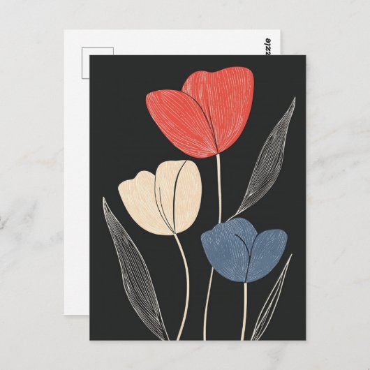 Scandi Bloom No.320 Briefkaart (Voorkant / Achterkant)