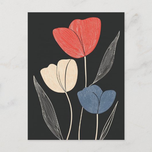 Scandi Bloom No.320 Briefkaart (Voorkant)