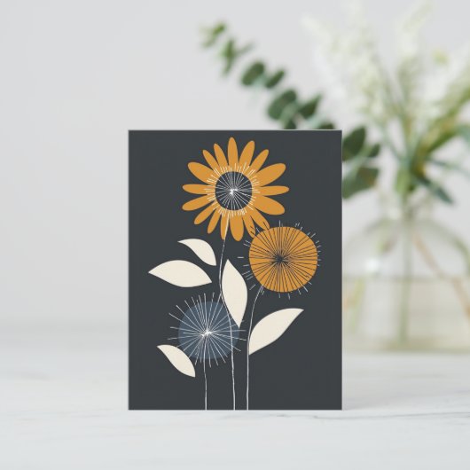 Scandi Bloom No.321 Briefkaart (Staand voorkant)