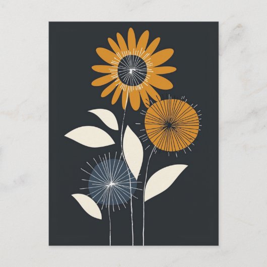 Scandi Bloom No.321 Briefkaart (Voorkant)