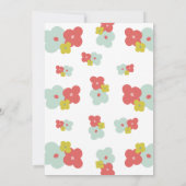 Scandi Boho Lama Baby Shower Uitnodiging (Achterkant)