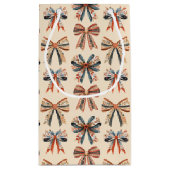 Scandi Bows Folk Art Holiday Klein Cadeauzakje (Achterkant)