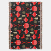 Scandi Christmas Decor Deken (Voorkant Verticaal)