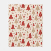 Scandi Christmas Forest Fleece Deken (Voorkant)
