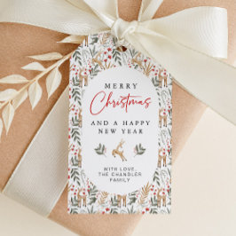 Scandi Christmas Gift Label Nordic Holiday Label D Cadeaulabel