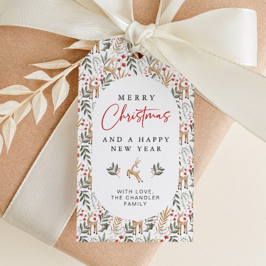 Scandi Christmas Gift Label Nordic Holiday Label D Cadeaulabel
