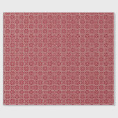 Scandi Christmas Knit Trui Rood Cadeaupapier (Vlak)