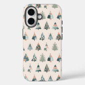 Scandi Christmas Trees iPhone Case (Achterkant)