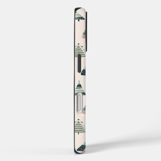 Scandi Christmas Trees iPhone Case (Achterkant / Rechts)