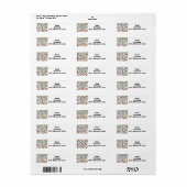 Scandi Cup Flowers Etiket (Full Sheet)