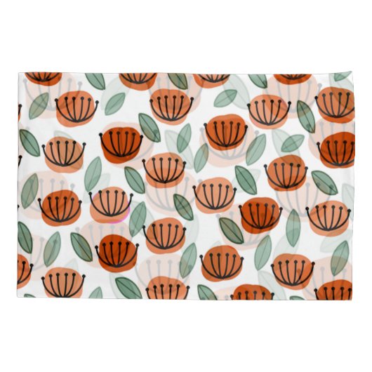 Scandi Cup Flowers Kussensloop (Achterkant)