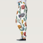 Scandi Cup Flowers Leggings (Links)