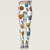 Scandi Cup Flowers Leggings (Voorkant)