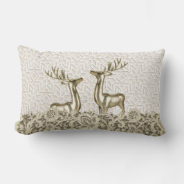 Scandi Deer Throw Pillow Kussen
