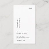 Scandi Dusky Green Minimalist Simple Modern Busine Visitekaartje (Voorkant)