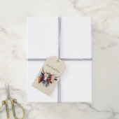 Scandi Farmhouse Cattle, op maat Cadeaulabel (Met Touw)