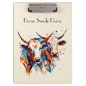 Scandi Farmhouse Cattle, op maat Klembord (Voorkant)