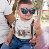 Scandi Farmhouse Cattle, op maat Romper