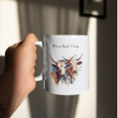 Scandi Farmhouse Cattle, op maat Tweekleurige Koffiemok