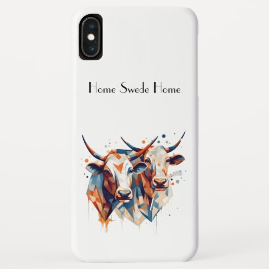Scandi Farmhouse Rundvee, op maat Case-Mate iPhone Case (Achterkant)