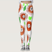 Scandi Flower Garden Leggings (Voorkant)