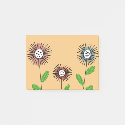 Scandi Flowers Post-it® Notes (Voorkant)