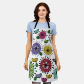 Scandi Flowers Schort (Gedragen)