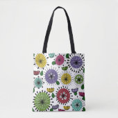 Scandi Flowers Tote Bag (Voorkant)