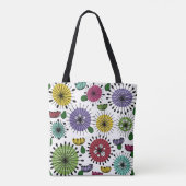 Scandi Flowers Tote Bag (Achterkant)