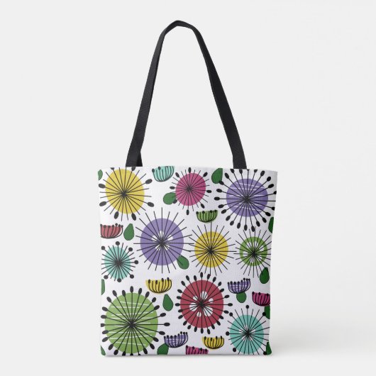 Scandi Flowers Tote Bag (Achterkant)
