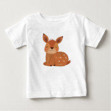 Scandi Folk Herten Baby T-Shirt Bos Ree