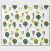 Scandi Forest Cadeaupapier (Vlak)