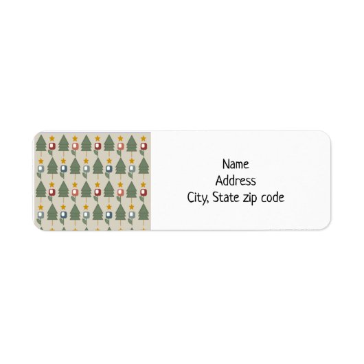 Scandi Forest Etiket (Voorkant)