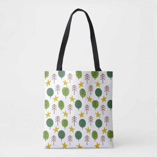 Scandi Forest Tote Bag (Voorkant)