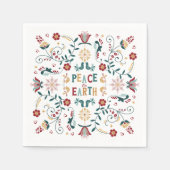 Scandi geïnspireerd vakantie servetten (Voorkant)