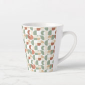 Scandi Geometrisch Latte Mok (Rechts)