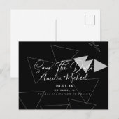 Scandi Geometrische vormen sparen het Briefkaart v (Voorkant / Achterkant)