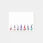 Scandi Gnomes Group Kerstmis Post-it® Notes (Voorkant)