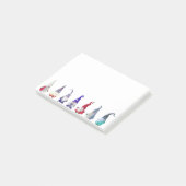 Scandi Gnomes Group Kerstmis Post-it® Notes (Schuin)