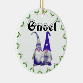 Scandi Gnomes "Hrold & Hilga" Keramisch Ornament (Rechts)