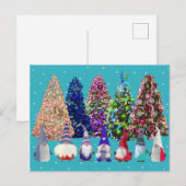 Scandi Gnomes kerst Briefkaart (Voorkant / Achterkant)